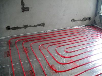 美景暖通--施工照片地暖圖